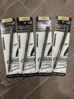 4X L'Oréal Infallible Mechanical Eyeliner #581 Black Brown